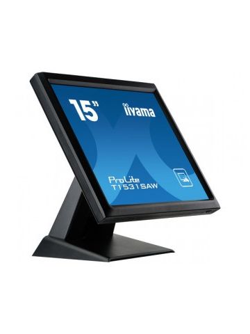 iiyama ProLite T1531SAW-B5 touch screen monitor 38.1 cm (15") 1024 x 768 pixels Black Single-touch