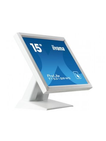 iiyama ProLite T1531SR-W5 touch screen monitor 38.1 cm (15") 1024 x 768 pixels White