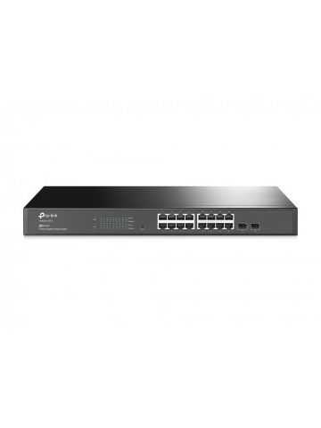 TP-LINK T1600G-18TS network switch Managed L2/L3/L4 Gigabit Ethernet (10/100/1000) Black 1U