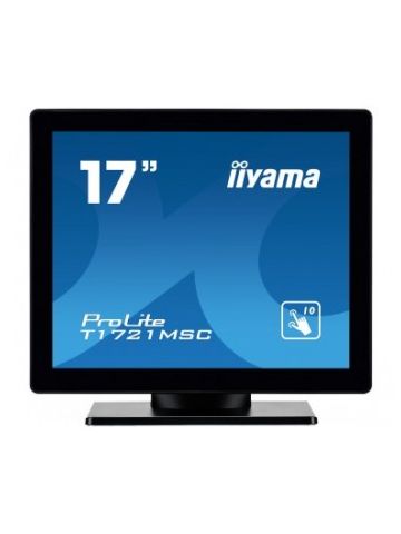 iiyama ProLite T1721MSC-B1 touch screen monitor 43.2 cm (17") 1280 x 1024 pixels Black Multi-touch Tabletop