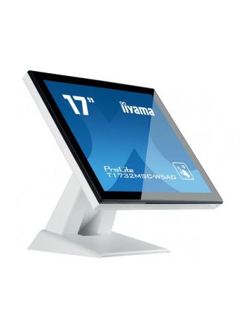 iiyama ProLite T1732MSC-W5AG touch screen monitor 43.2 cm (17") 1280 x 1024 pixels White Multi-touch