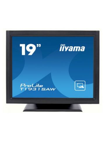 iiyama ProLite T1931SAW-B5 touch screen monitor 48.3 cm (19") 1280 x 1024 pixels Black Single-touch