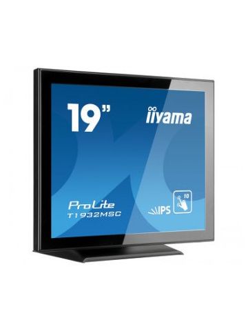 iiyama ProLite T1932MSC-B5X touch screen monitor 48.3 cm (19") 1280 x 1024 pixels Black Multi-touch Tabletop