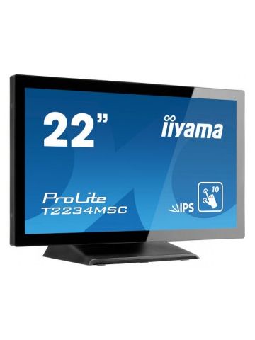 iiyama ProLite T2234MSC-B6X touch screen monitor 54.6 cm (21.5") 1920 x 1080 pixels Black Multi-touch