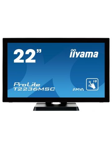 iiyama ProLite T2236MSC-B2 touch screen monitor 54.6 cm (21.5") 1920 x 1080 pixels Multi-touch