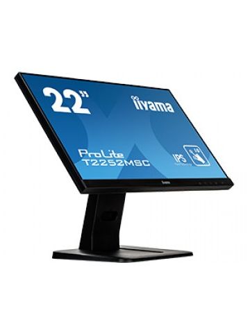 iiyama ProLite T2252MSC-B1 touch screen monitor 54.6 cm (21.5") 1920 x 1080 pixels Black Multi-touch