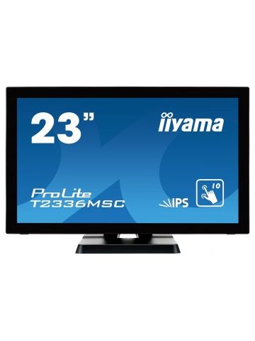 iiyama ProLite T2336MSC-B2 touch screen monitor 58.4 cm (23") 1920 x 1080 pixels Black Multi-touch