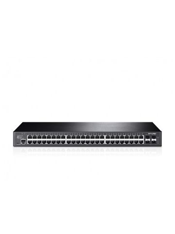 TP-LINK T2600G-52TS (TL-SG3452) Managed L2+ Gigabit Ethernet (10/100/1000) Black 1U