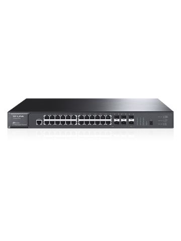 TP-LINK JetStream 28-Port Gigabit Stackable L3 Managed Network Switch