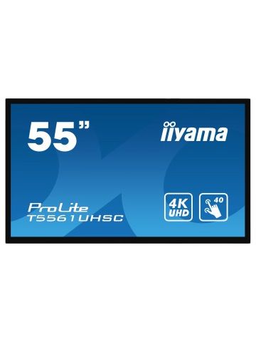 iiyama T5561UHSC-B1 signage display 139.7 cm (55") LED Full HD Touchscreen Interactive flat panel Black