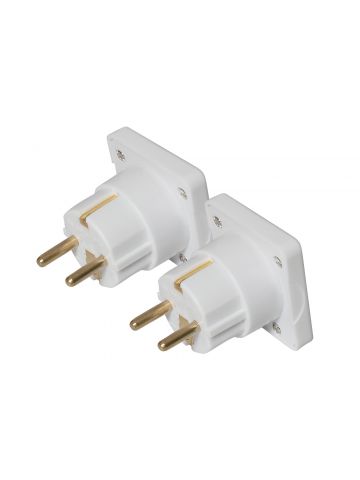 Maplin European Travel Adapter Wall Charger Twin Pack
