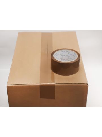 AP Box 36 Buff BOPP Tape 48mm  132m  35mu TBB4813235