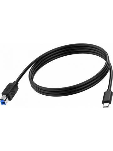 Vision TC 2MUSBCB/BL USB cable 2 m USB 3.2 Gen 1 (3.1 Gen 1) USB C USB B Black