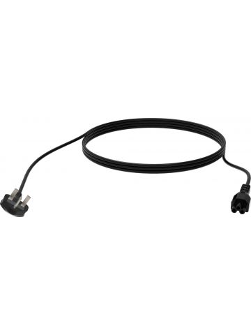 Vision TC 3MUKCVLF/BL power cable Black 3 m BS 1363 IEC C5