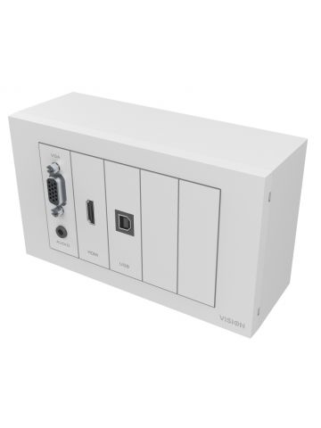 Vision TC3-PK+PK5MCABLES outlet box White