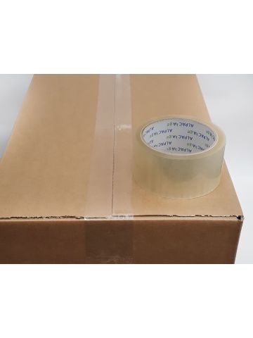 AP Box 72 Clear BOPP Tape 48mm  66m  35mu TCB486635