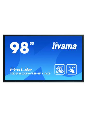 iiyama ProLite TE9803MIS-B1AG touch screen monitor 2.48 m (97.5") 3840 x 2160 pixels Multi-touch Mul