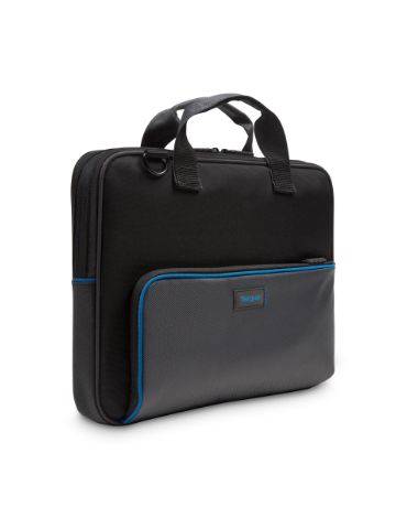 Targus TED016GL notebook case 33.8 cm (13.3") Briefcase Black,Grey