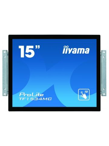 iiyama ProLite TF1534MC-B6X touch screen monitor 38.1 cm (15") 1024 x 768 pixels Black Multi-touch Multi-user