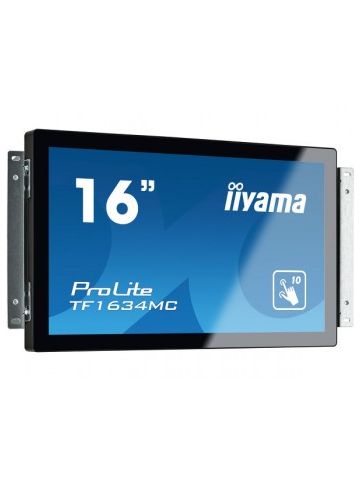 iiyama ProLite TF1634MC-B6X touch screen monitor 39.6 cm (15.6") 1366 x 768 pixels Black Multi-touch