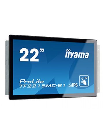 iiyama ProLite TF2215MC-B1 touch screen monitor 54.6 cm (21.5") 1920 x 1080 pixels Black Multi-touch