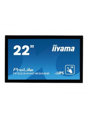 iiyama ProLite TF2234MC-B3AGB touch screen monitor 54.6 cm (21.5") 1920 x 1080 pixels Black Multi-touch Multi-user