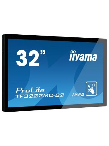 iiyama TF3222MC-B2 signage display 80 cm (31.5") LED Full HD Touchscreen Black