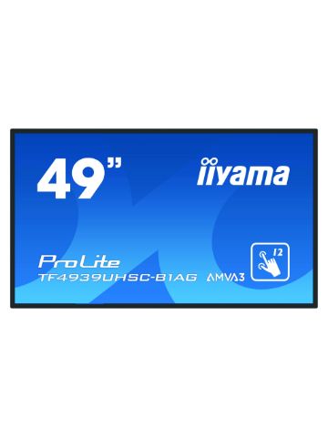 iiyama ProLite TF4939UHSC-B1AG computer monitor 124.5 cm (49") 3840 x 2160 pixels 4K Ultra HD LED To
