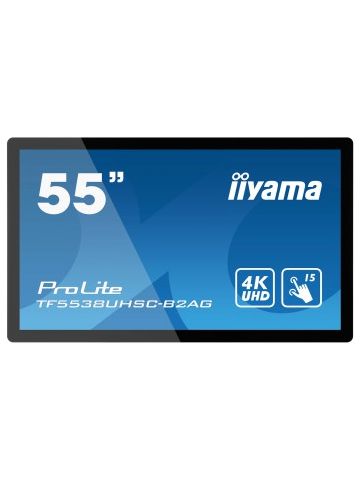 iiyama TF5538UHSC-B2AG signage display 139.7 cm (55") IPS 4K Ultra HD Touchscreen Interactive flat panel Black