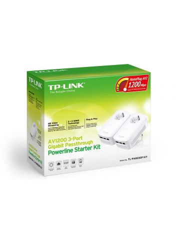 TP-Link TL-PA8030P KIT 1200 Mbit/s Ethernet LAN White 2 pc(s)