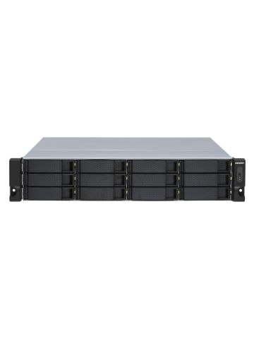 QNAP TL-R1200S-RP HDD/SSD enclosure Black, Grey 2.5/3.5"