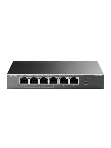 TP-Link TL-SF1006P network switch Unmanaged Fast Ethernet (10/100) Power over Ethernet (PoE) Black