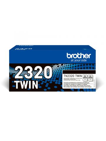Brother TN-2320TWIN Toner-kit twin pack, 2x5.2K pages ISO/IEC 19752 Pack=2 for Brother HL-L 2300