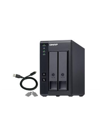 QNAP TR-002 6TB 2x3TB Seagate IronWolf 2 Bay DAS Desktop