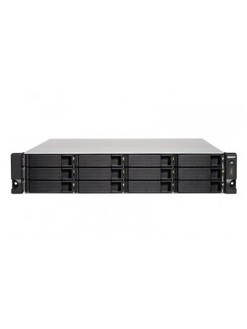 QNAP TS-1232XU-RP Alpine AL-324 Ethernet LAN Rack (2U) Aluminum, Black NAS