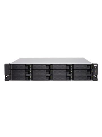 QNAP TS-1283XU-RP E-2124 Ethernet LAN Rack (2U) Aluminium, Black NAS
