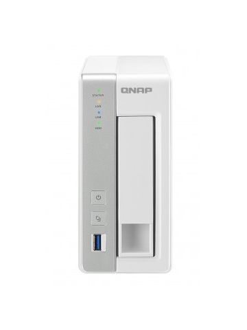 QNAP TS-131P NAS/storage server Ethernet LAN Tower Grey,White