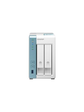 QNAP TS-231K NAS Tower Ethernet LAN Turquoise, White Alpine AL-214