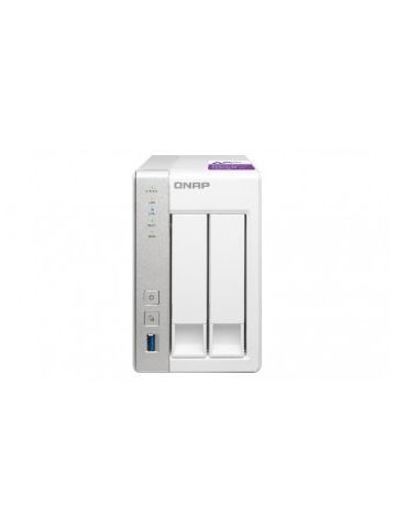 QNAP TS-231P NAS/storage server Ethernet LAN Desktop Grey,White