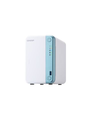 QNAP TS-251D NAS Tower Ethernet LAN Blue, White J4005