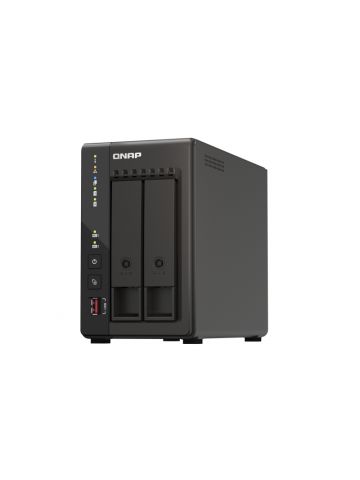 QNAP TS-253E NAS Tower Ethernet LAN Black J6412