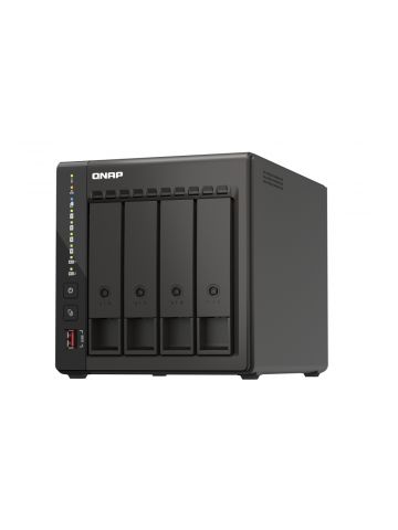 QNAP TS-453E NAS Tower Ethernet LAN Black J6412