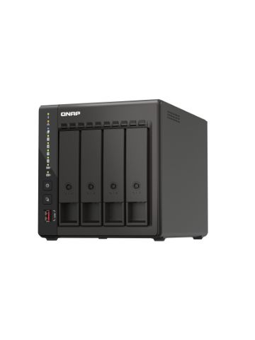 QNAP TS-453E NAS Tower Ethernet LAN Black J6412