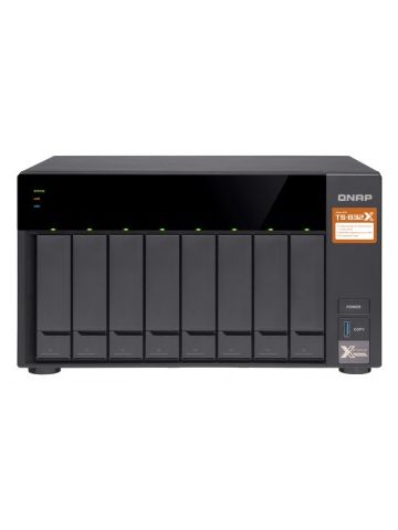 QNAP TS-832X-2G 112TB 8x14TB Seagate IronWolf 8 Bay NAS Desktop Ethernet LAN Tower Black