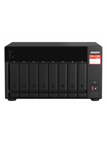 QNAP TS-873A NAS Tower Ethernet LAN Black V1500B