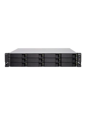 QNAP TS-h1283XU-RP NAS Rack (2U) Ethernet LAN Black, Grey E-2236