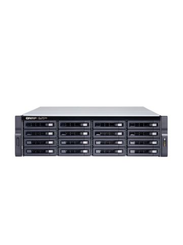 QNAP TS-h1683XU-RP NAS Rack (3U) Ethernet LAN Black E-2236