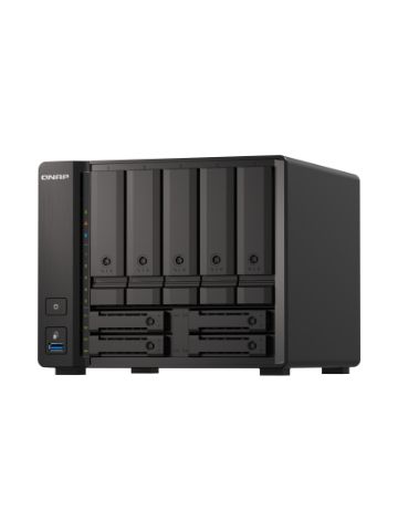 QNAP TS-H973AX-8G/30TB-EXOS NAS/storage server Tower Ethernet LAN Black V1500B