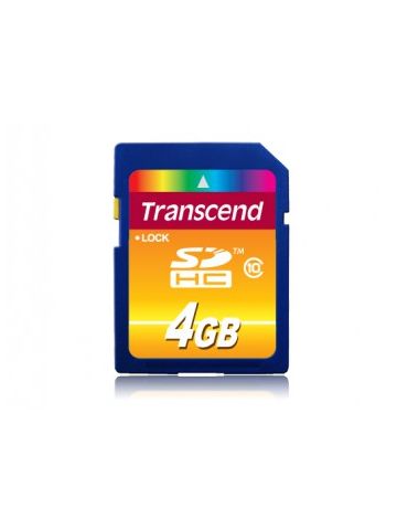 Transcend TS4GSDHC10 memory card 4 GB SDHC Class 10