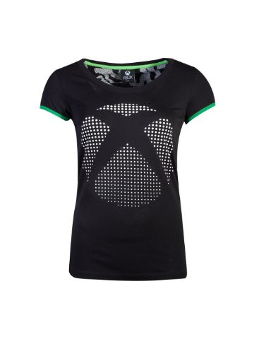 Microsoft Xbox Dot Logo T-Shirt, Female, Extra Extra Large, Black (TS556384XBX-2XL)